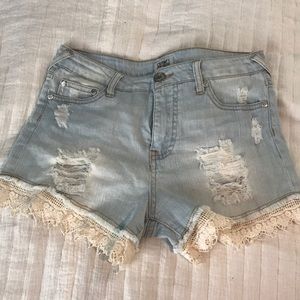 Jean shorts